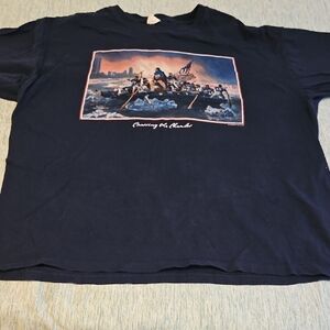 Navy Graphic Tee - Short Sleeve